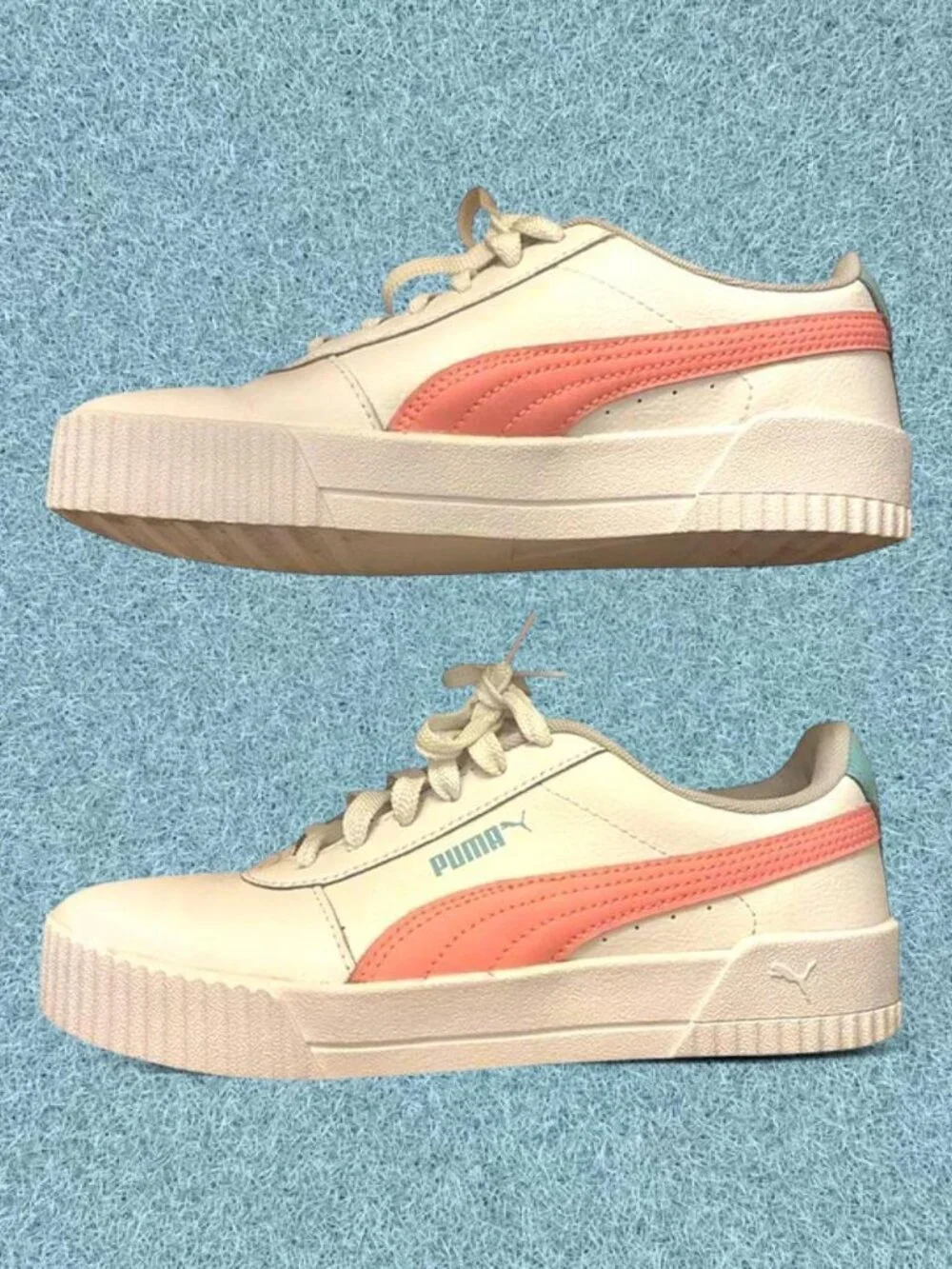 PUMA Carina Sneakers White & Pink
